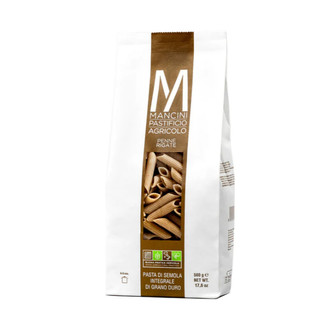 Mì Ý thủ công nguyên cám cao cấp, Pasta Mancini, 500g