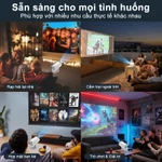 Máy chiếu mini di động dùng tại nhà với WiFi, màn hình 4K siêu nét và phần mềm phát video trực tuyến Netflix và YouTube — ảnh 7