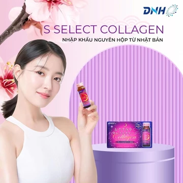 S Select Collagen Drink – Collagen Uống Chính Hãng Nhật Bản, Dưỡng Sáng Da & Tăng Đàn Hồi (50ml/ lọ)