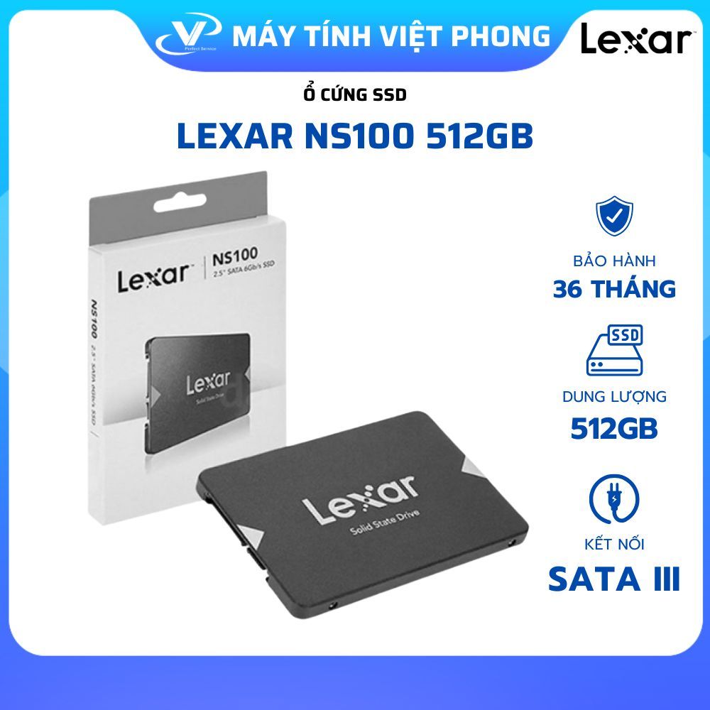 Ổ CỨNG SSD LEXAR NQ100 512GB SATA III 2.5
