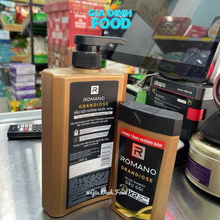 [MUA 1 TẶNG 1] Dầu gội cho nam Romano X2  - Tóc chắc khoẻ 650g
