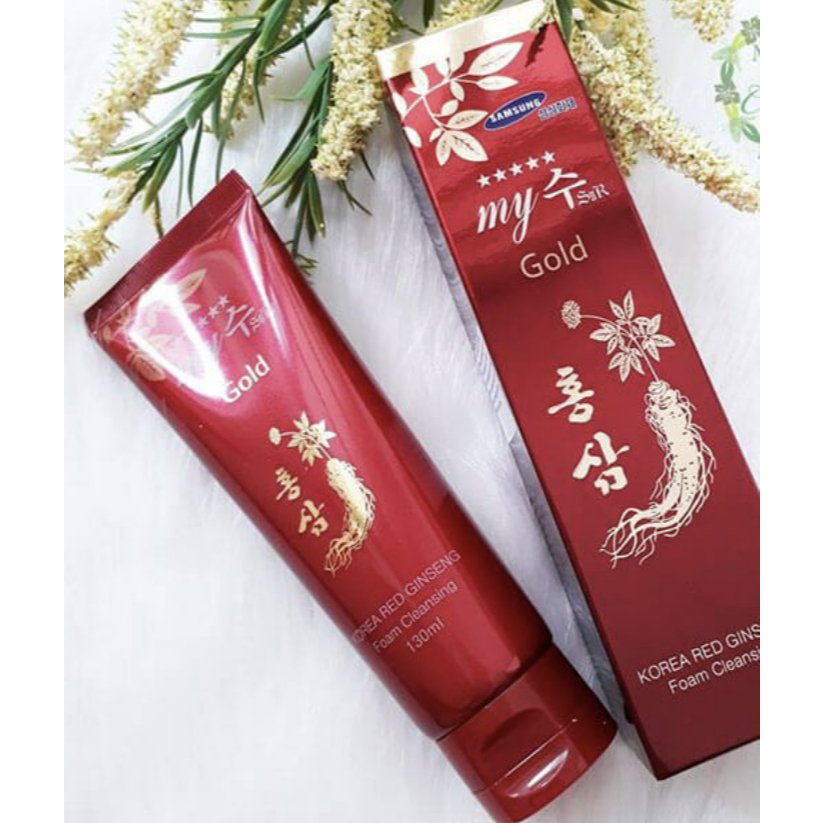 Sữa Rửa Mặt Sâm Vàng Hàn Quốc My Gold Red Ginseng Foam Cleaning ( hàng mới về )