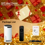 Máy chiếu mini di động dùng tại nhà với WiFi, màn hình 4K siêu nét và phần mềm phát video trực tuyến Netflix và YouTube — ảnh 8