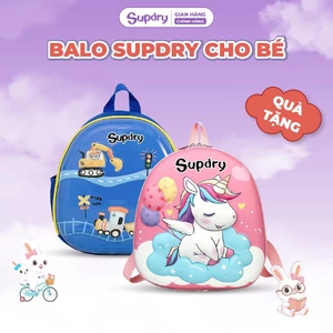 Balo Supdry Cho Bé Đi Học, Balo Trứng Họa Tiết Dễ Thương - Giao Màu Ngẫu Nhiên [QT]