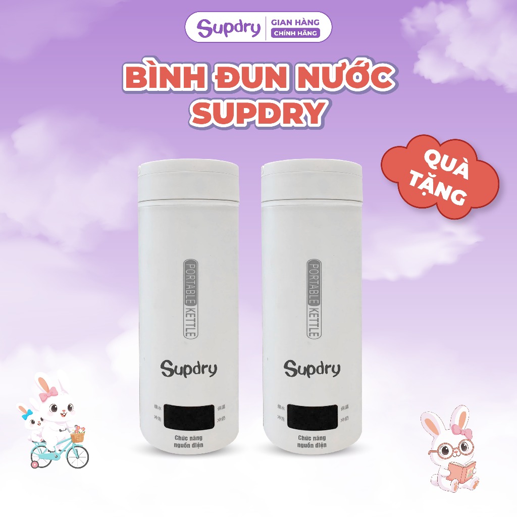 Bình Giữ Nhiệt, Đun Nước Siêu Tốc Mini Supdry, Bình Pha Sữa Cho Bé (QT)