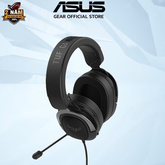 Tai nghe gaming TUF GAMING H3 (Màu xám) âm thanh vòm 7.1