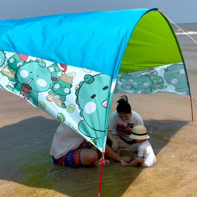 Lều Bay đi biển ĐẶC BIỆT IN CÁNH NGẪU NHIÊN ( KHUNG ĐỎ 11LY)