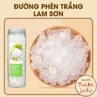 Đường phèn trắng tinh khiết Lam Sơn 100g, ngọt thanh dùng để nấu chè, nấu ăn, ngâm hoa quả