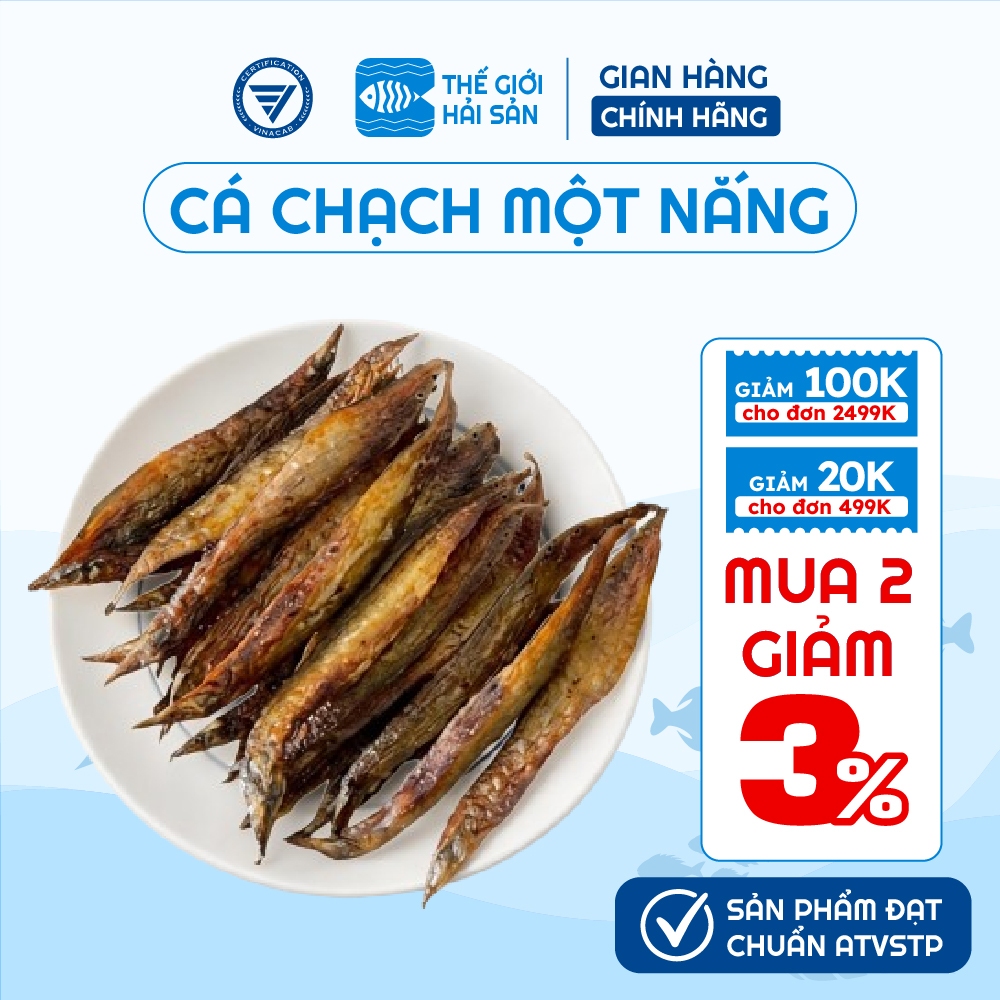 [HÀNG SIÊU THỊ-LOẠI 1] Khô cá chạch 1 nắng Thế Giới Hải Sản, khô cá chạch lớn, cao cấp chuẩn vị đồng