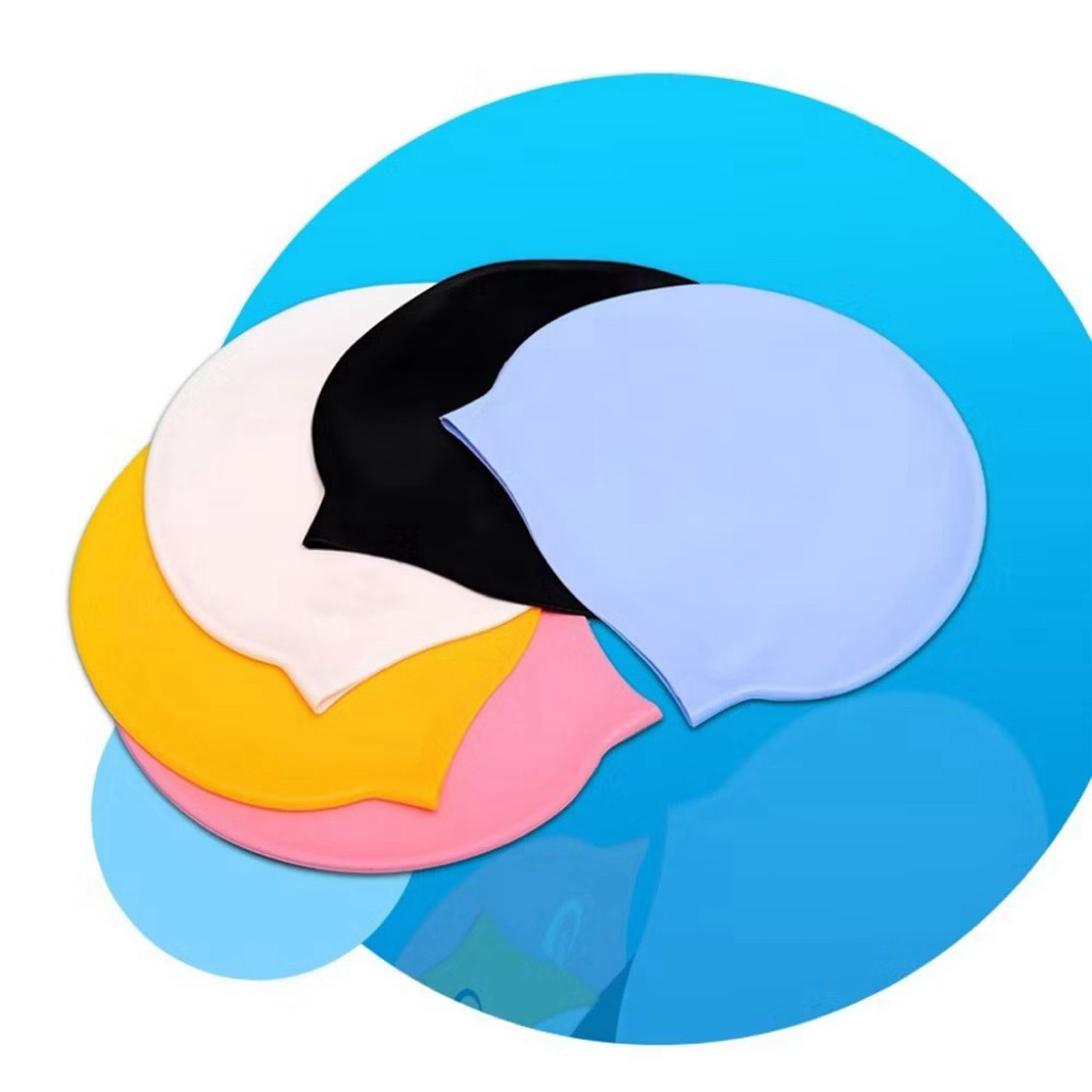 MŨ BƠI SILICONE TRƠN CHỐNG NƯỚC – MŨ BƠI NGƯỜI LỚN & TRẺ EM CO GIÃN TỐT