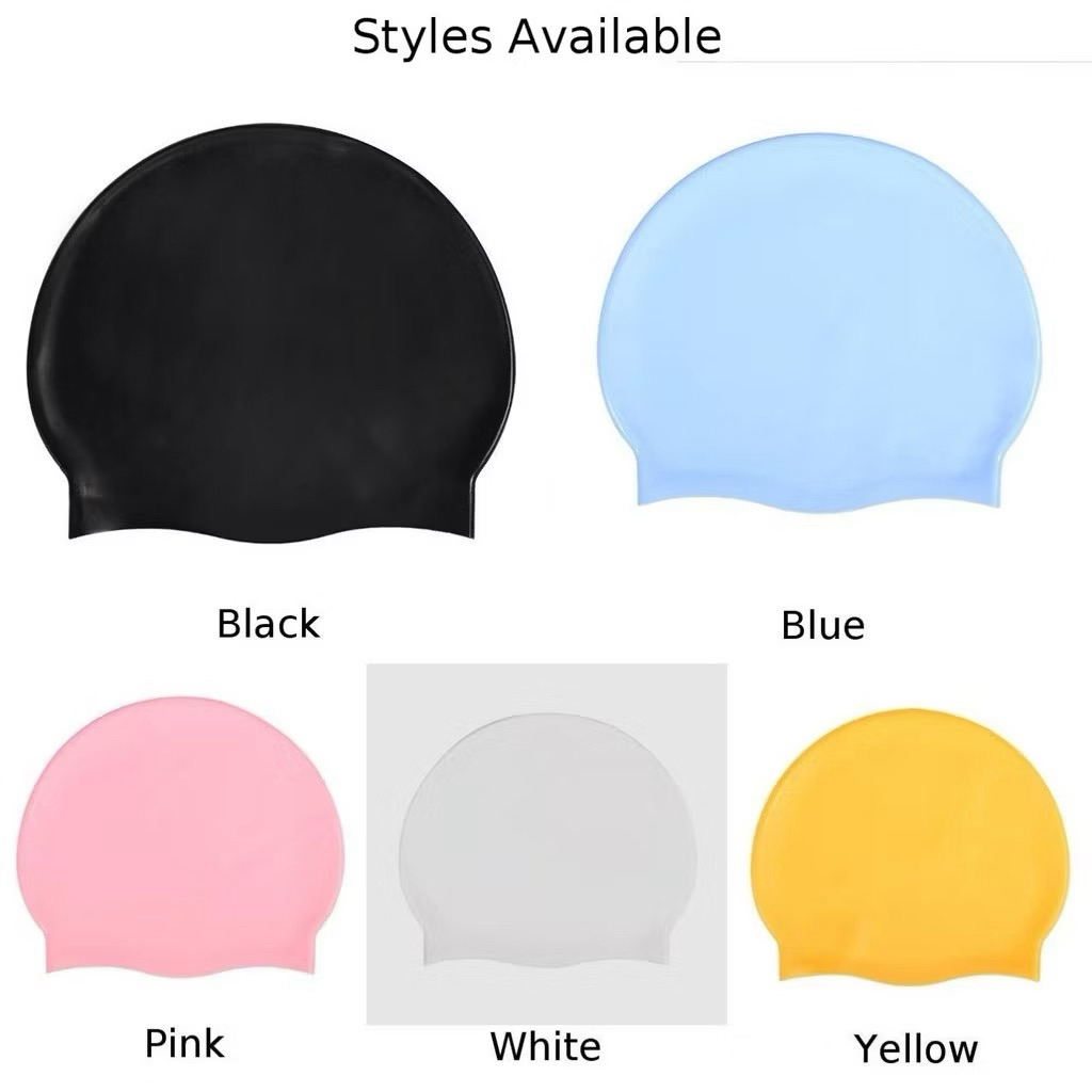 MŨ BƠI SILICONE TRƠN CHỐNG NƯỚC – MŨ BƠI NGƯỜI LỚN & TRẺ EM CO GIÃN TỐT