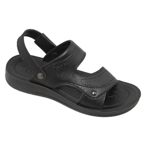 Sandal đế bằng nam Bita's SUM.137 (Đen + Nâu + Vàng bò)