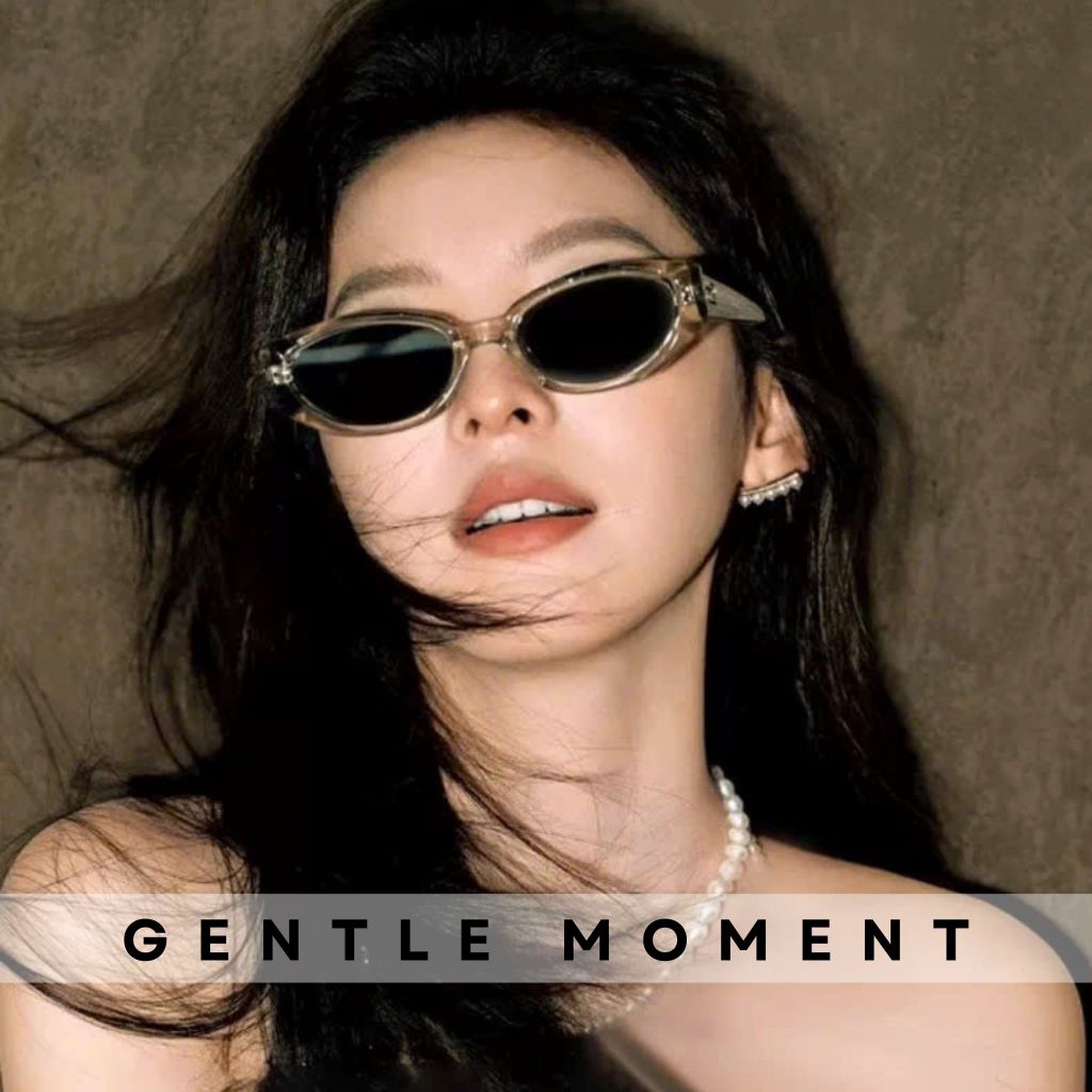 Kính râm mắt mèo GENTLE MOMENT chống tia UV thời trang nam nữ sang trọng phong cách đi chơi đi học GMT127