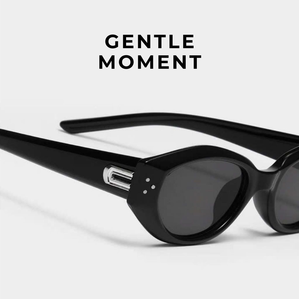 Kính râm mắt mèo GENTLE MOMENT chống tia UV thời trang nam nữ sang trọng phong cách đi chơi đi học GMT127