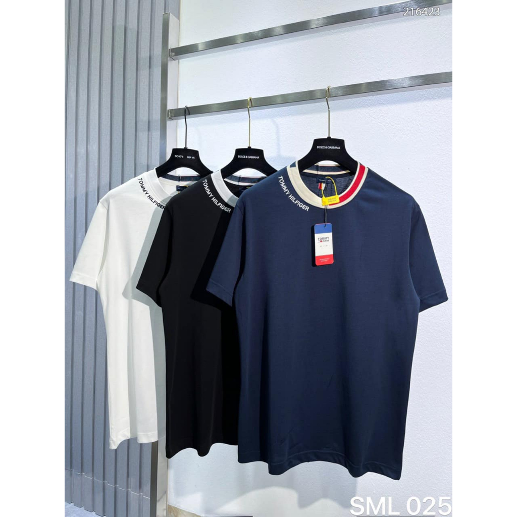 Áo Phông Ngắn Tay In Cổ Bo Đỏ Chữ My Tom From Chuẩn Nam Nữ Chất Cotton Mềm Mát co Dãn Nhẹ