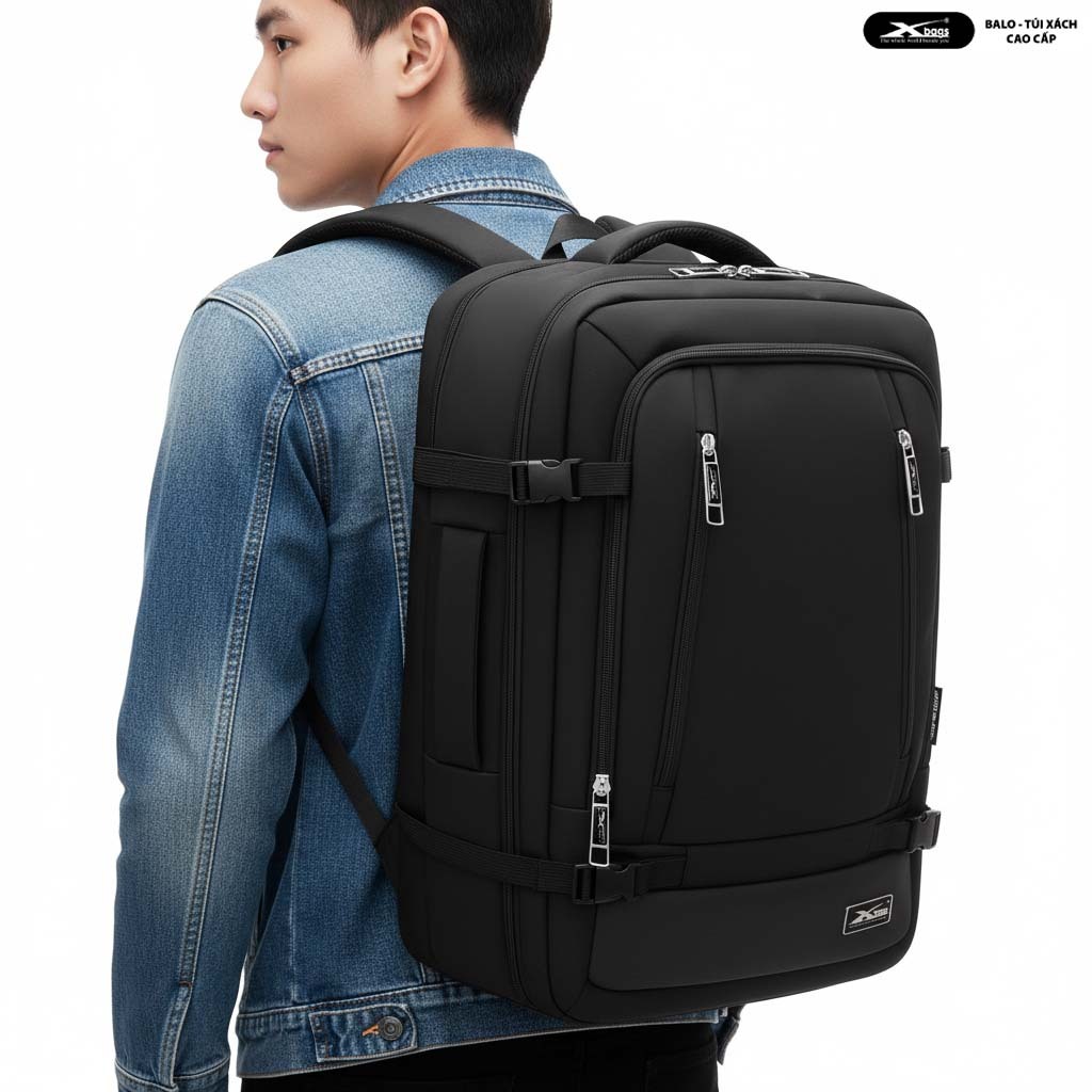 Ba Lô Du Lịch Đa Năng Xbags Leader Pro Xb2010 Đựng Laptop 17 Inch Chống Nước Mở 180 độ Như Vali Sang trọng Đẳng cấp