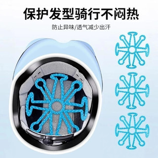 Đệm lót mũ bảo hiểm silicon 8 cánh êm mềm thoáng khí giúp đội mũ thoải mái