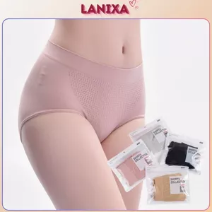 Quần lót nữ su đúc phối lưới thoáng khí mềm mại êm ái co giãn linh hoạt cạp vừa tôn dáng LANIXA L011
