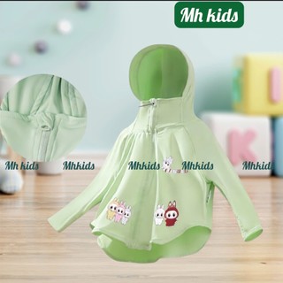 Áo Chống Nắng Labubu Cánh Dơi Bé Trai Bé Gái – Thun Lạnh Mát, Chống UV 50+ 6-35kg #N10