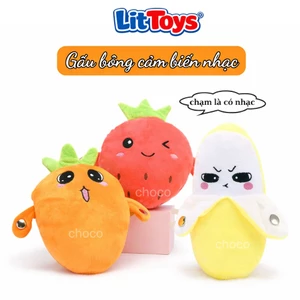 Chuối bông âm nhạc cảm biến phát nhạc ToysLoit đồ chơi tương tác sáng tạo