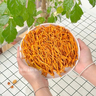 Đông trùng hạ thảo 500g, trà đông trùng bồi bổ sức khỏe, nấu lẩu, canh, hầm gà thơm ngon