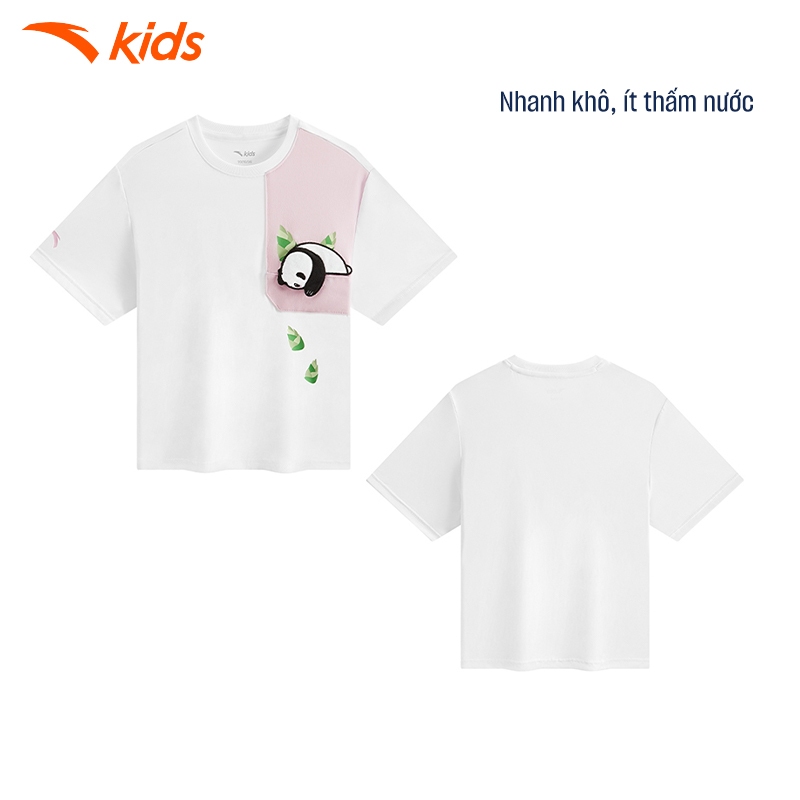 ANTA KIDS Áo Phông Ngắn Tay Bé Gái ANTA Kids 3625C9104