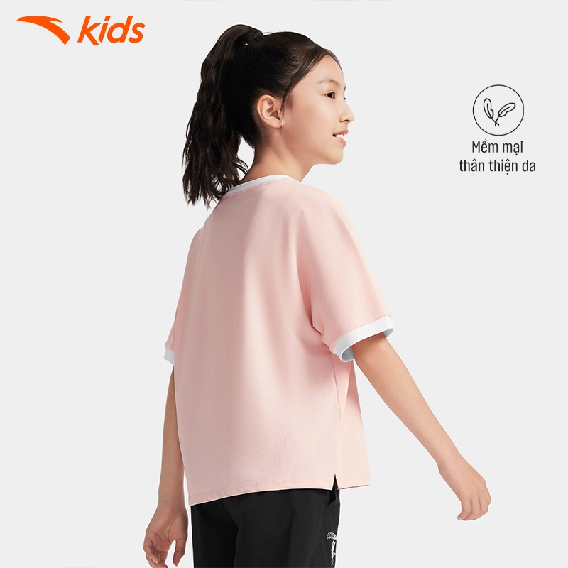 Áo Phông Ngắn Tay Thể Thao Bé gái ANTA KIDS 3625C6107 T-Shirt