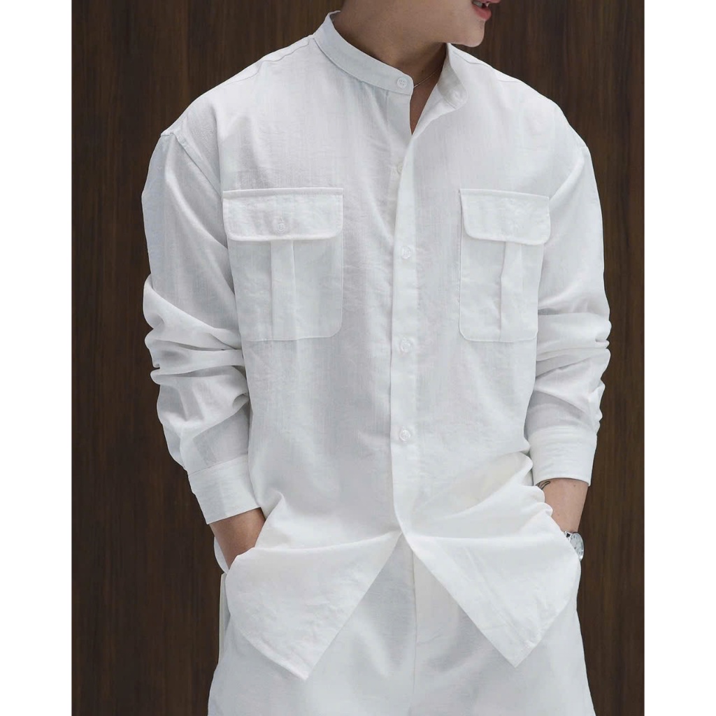 Áo Sơ Mi Nam Mùa Hè Chất Đũi Linen Thấm Hút Mồ Hôi Phù Hợp Mặc Đi Biển Đi Chơi Cao Cấp HALLEY A2