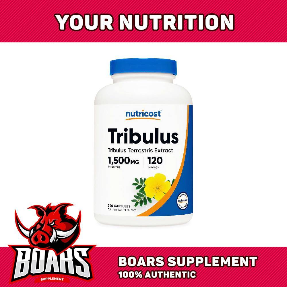 NUTRICOST TRIBULUS 1500MG – Hỗ Trợ Tăng Cường Nội Tiết Tố Nam Tự Nhiên