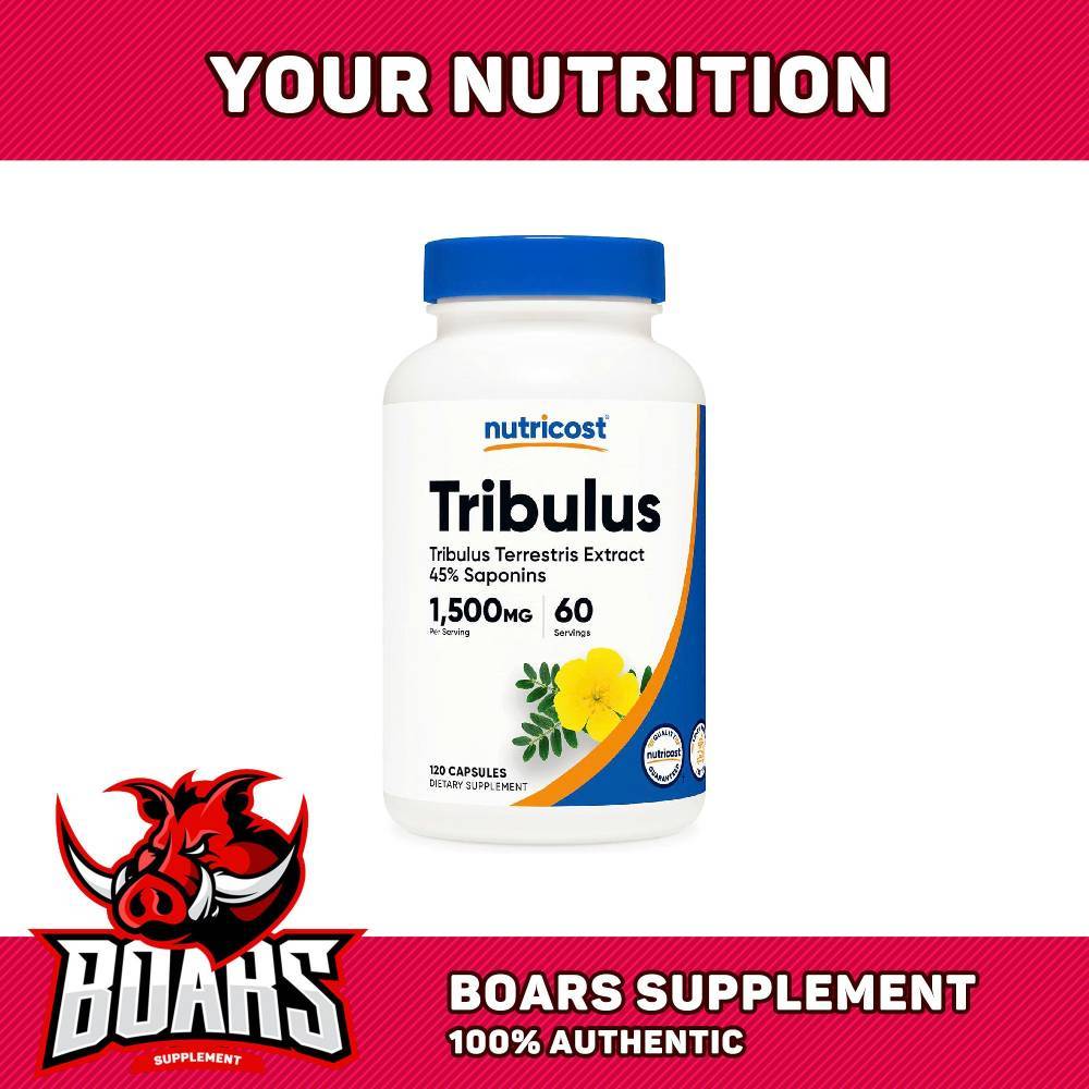 NUTRICOST TRIBULUS 1500MG – Hỗ Trợ Tăng Cường Nội Tiết Tố Nam Tự Nhiên
