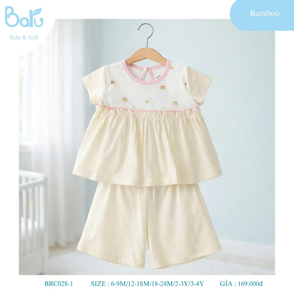 BỘ CỘC BÉ GÁI, QUẦN LỬNG - BRC028-1