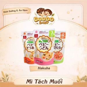 Mì Somen Hakubaku Tách Muối Ăn Dặm Cho Bé từ 5m+ (100g)