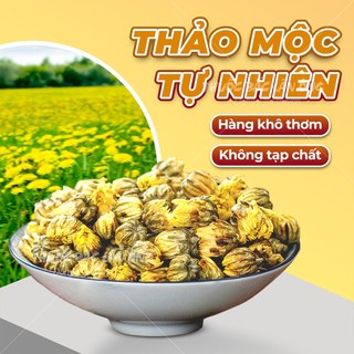 Hoa cúc nụ kim cương sấy lạnh 100g (Kim cúc, cúc vàng nụ bé)