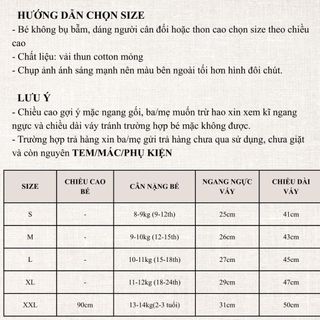 Váy bé gái tay ngắn thun cotton mỏng 9th-3 tuổi Váy bé gái kẻ sọc kiểu dáng dễ thương hàng QC D1268