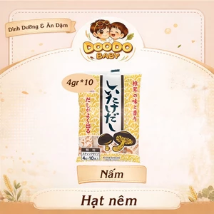 Hạt Nêm Nấm Đông Cô Shiitake Nhật Bản Cho Bé Ăn Dặm (4g x 10)