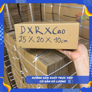 combo 10hop carton kích thước 20cmx15x15  đóng hàng dày dặn 3 lớp