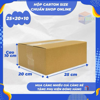 combo 10hop carton kích thước 20cmx15x15  đóng hàng dày dặn 3 lớp