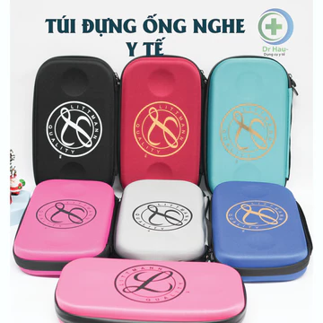Túi đựng ống nghe y tế hộp chống sốc littmann spirit gọn nhẹ nhiều màu sắc- Kích thước 27x15x4 cm