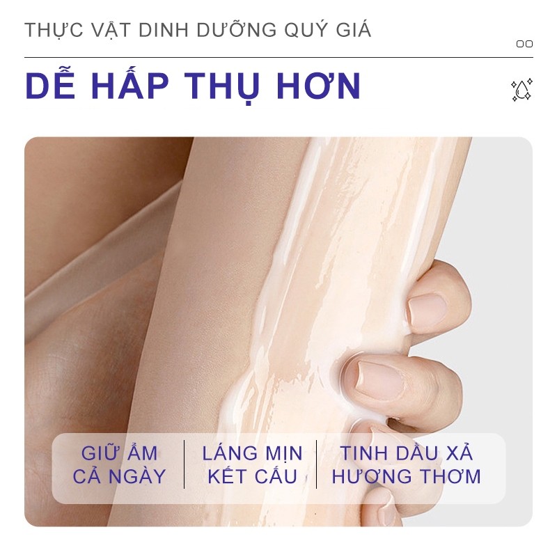Sữa Dưỡng Thể Vaseline Dưống Am Chuyên Sâu Dưỡng Trắng Chống Khô Da Chăm Sóc Dịu Nhe Mùi Hương Độc Quyền 500ML