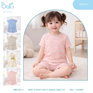 Bộ cộc cài vai họa tiết - BRC020-11