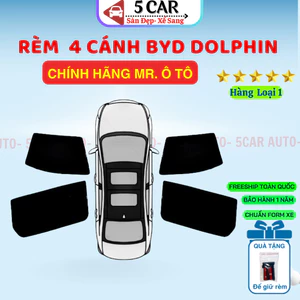 Rèm Che Nắng Xe BYD DOLPHIN Loại 1 5CAR AUTO Chống Tia UV Bảo Hành 2 Năm