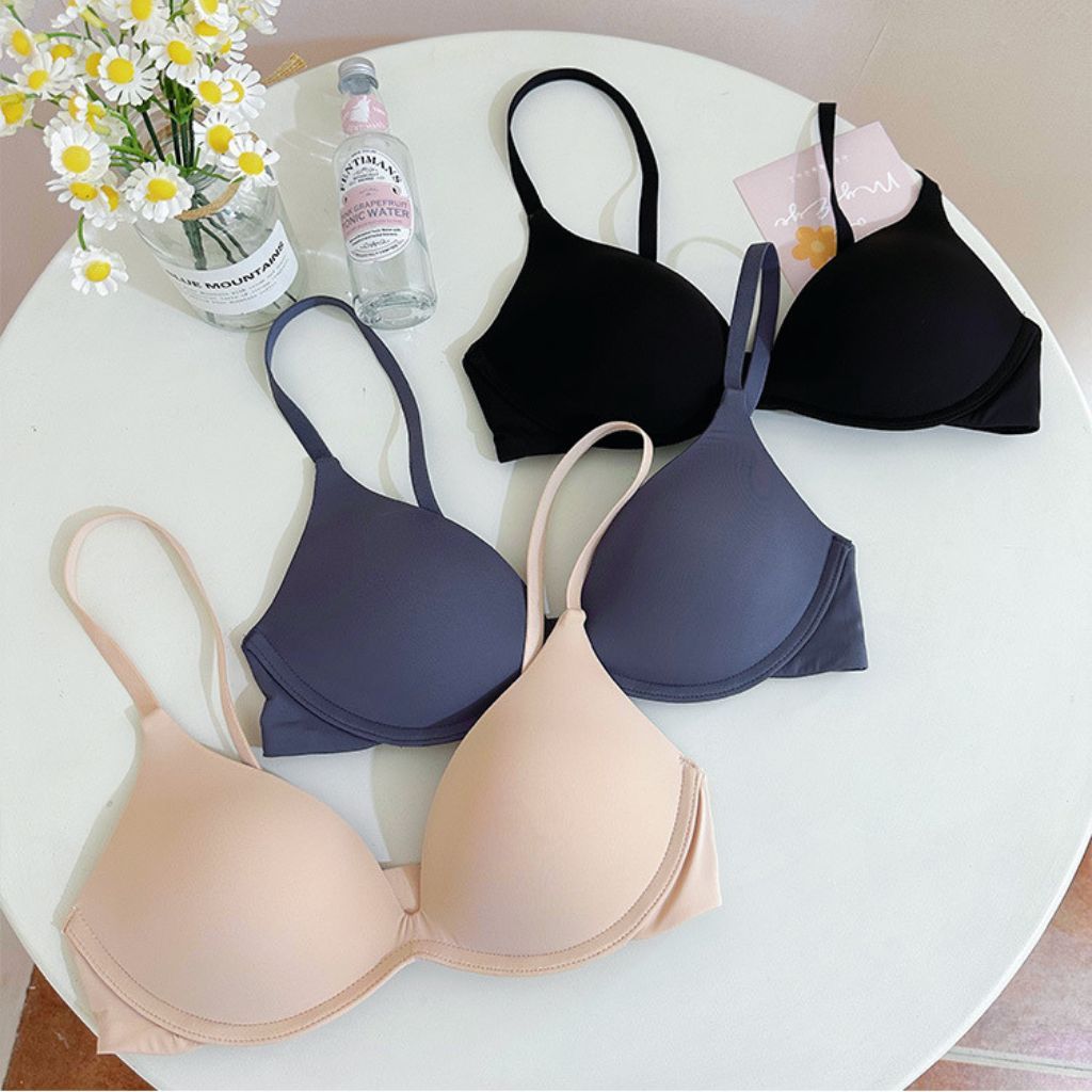 Áo ngực nữ không gọng đệm mút mỏng nhẹ thoáng khí bảng dây nhỏ 2 hàng nấc cài tiện lợi LANIXA A239