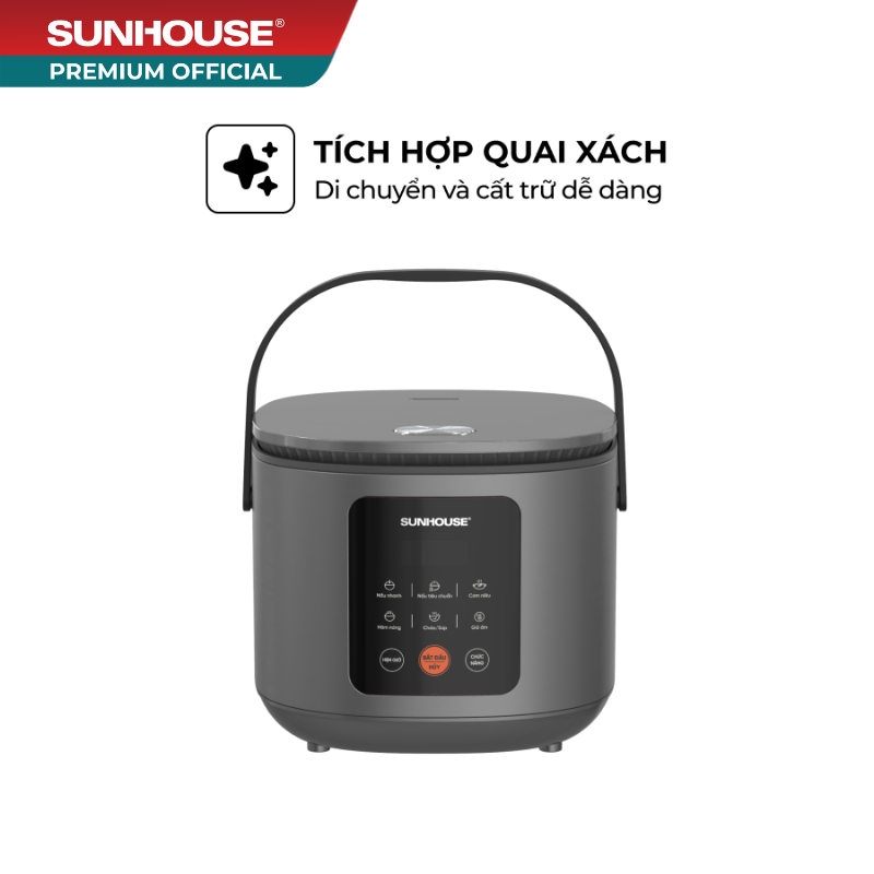 Nồi cơm điện tử 1.5L SUNHOUSE SHD8825