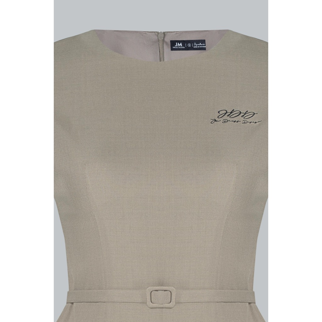 Áo Xuân Hè Cổ Tròn Dáng Ôm Tay Chờm 2T12.2601. Áo Nữ Dáng Ôm Semi Peplum Thanh Lịch, Áo Công Sở Nữ Cao Cấp Dễ Phối By JM