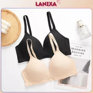 Áo ngực nữ su đúc không gọng mềm mại đệm mút mỏng nhẹ ôm ngực thoải mái kiểu basic LANIXA A639 -CB