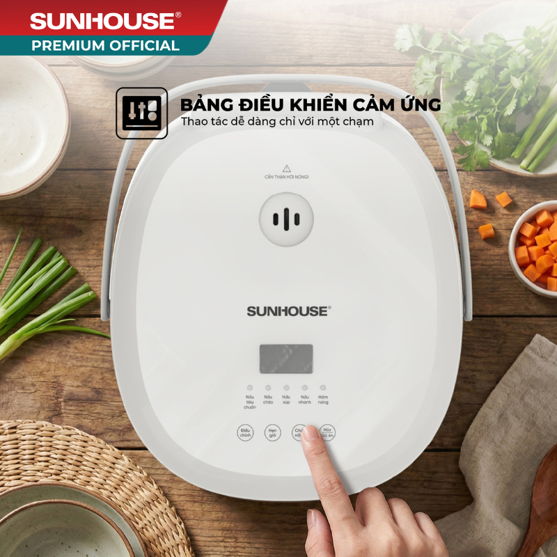 Nồi cơm điện tử 1L SUNHOUSE SHD8803