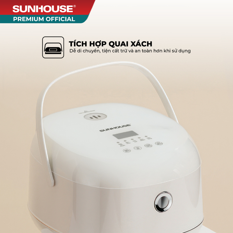 Nồi cơm điện tử 1L SUNHOUSE SHD8803