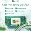 Khăn giấy ướt Lamy Thùng 10 gói lớn (1000 tờ) không paraben mềm mịn dịu nhẹ
