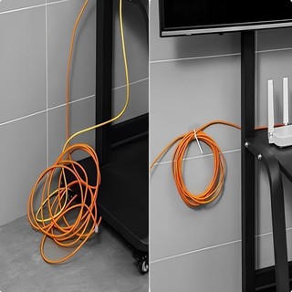 SET 5 Kẹp Dán Tường Dây Rút Cố Định Điều Chỉnh Góc Bàn Tủ, Nội Thất, Dây Điện, Ống Nước, Kệ Phòng Ngủ Phòng KHách Nhỏ