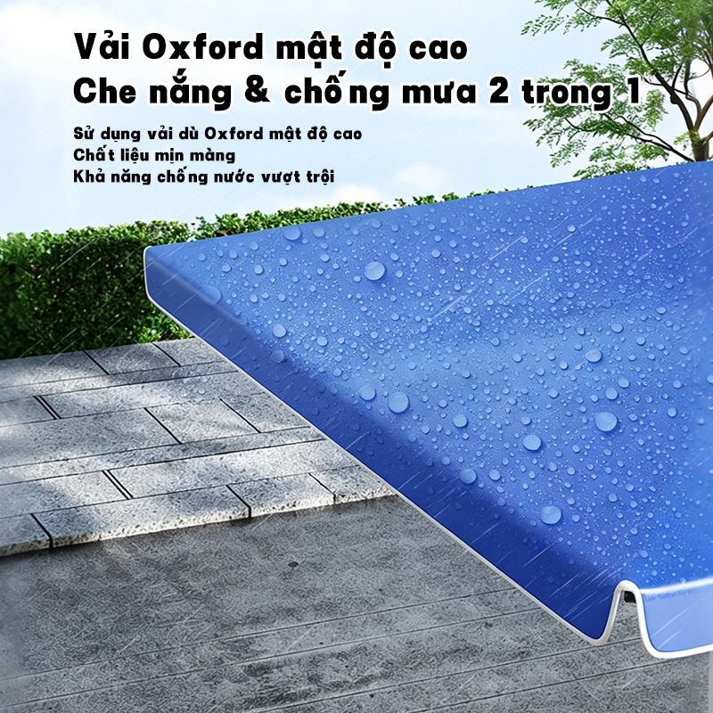 WTHB Outdoor Ô dù của người bán hàng rong,dù gấp gọn cỡ lớn dùng ngoài trời gian hàng ngoài trời, che mưa và nắng